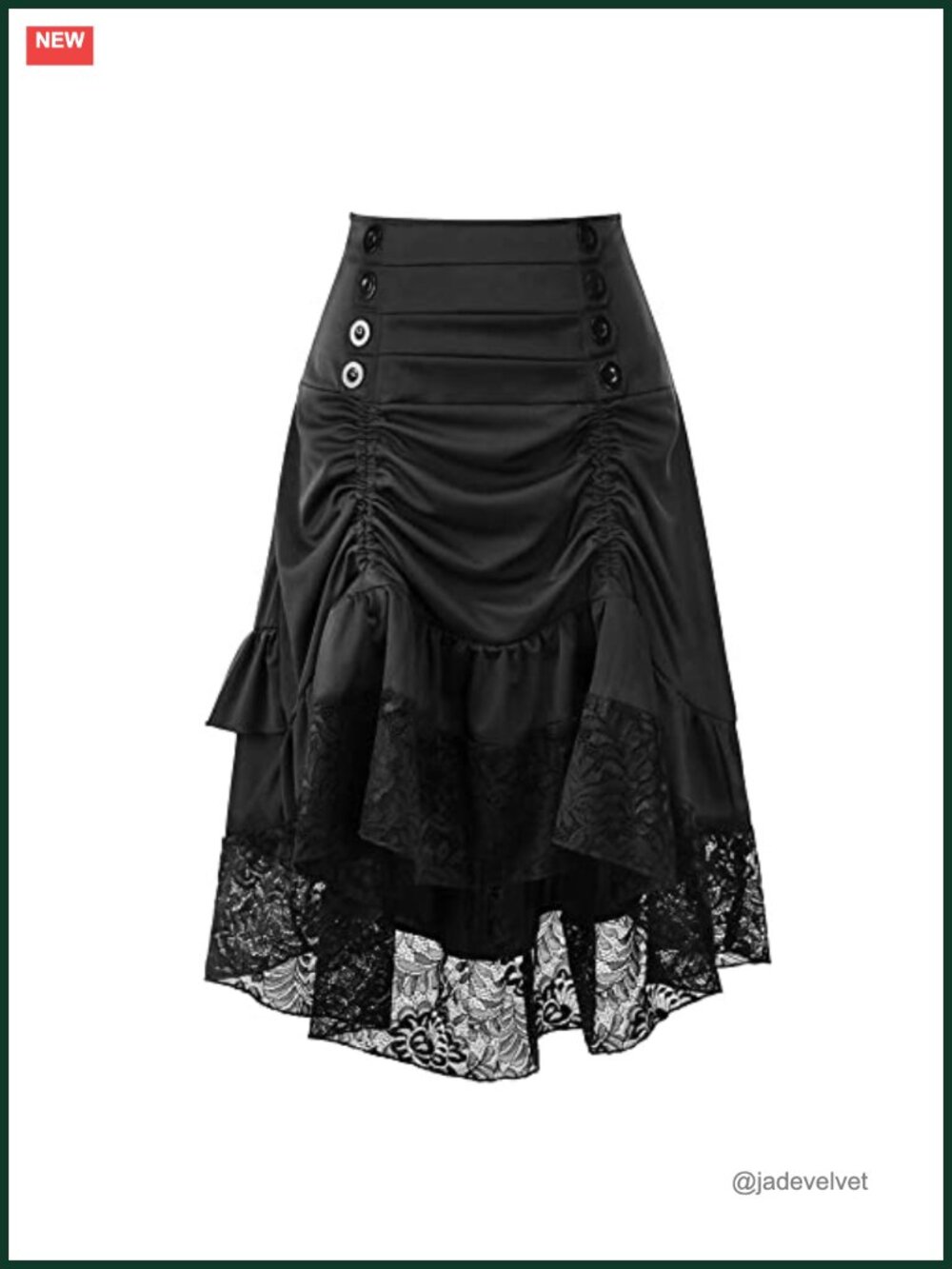 Steampunk Victorian Renaissance Gothic Pirate Burlesque Skirt